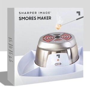 Sharper Image 5pc Electric Tabletop S'mores Maker Stainless Steel, 1200W,13.8" H